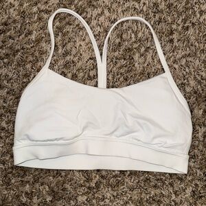 White Lululemon sports Bra